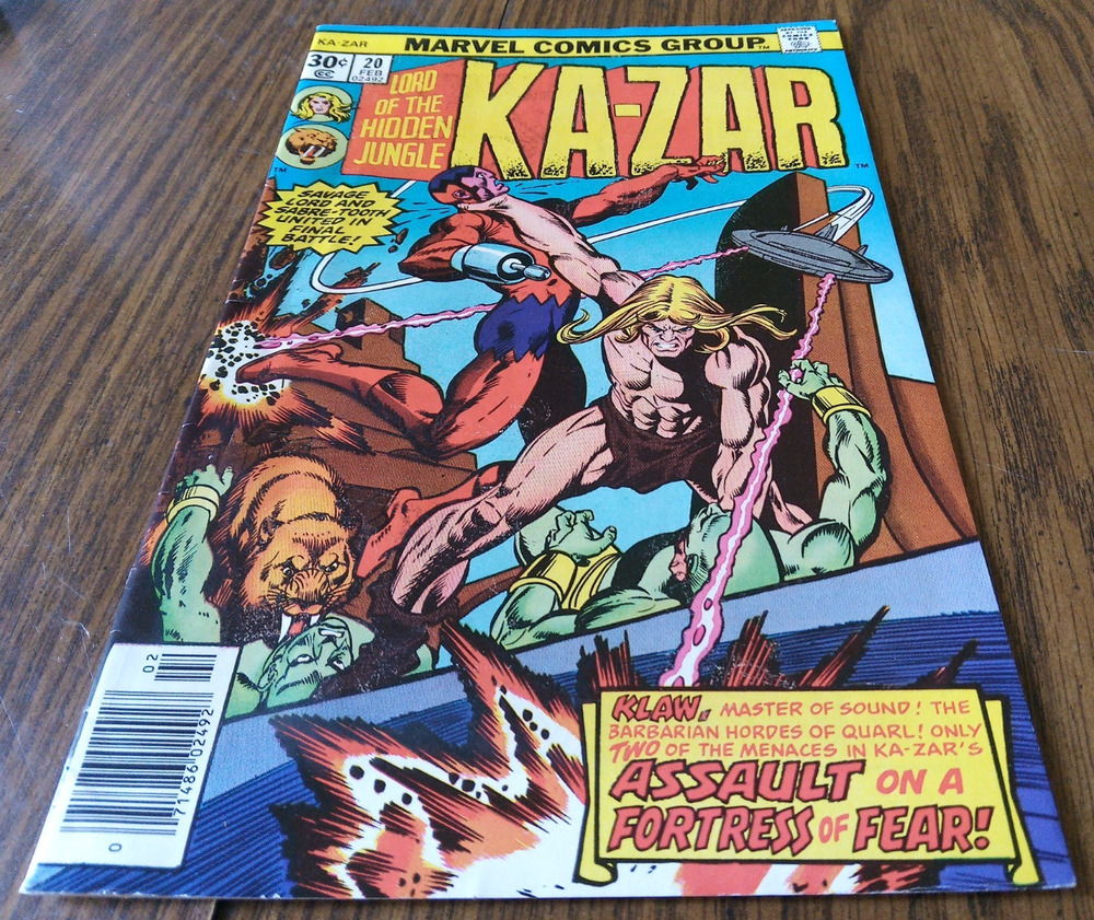 Ka-Zar #20 February 1977 Marvel Comics